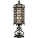 Costa del Sol 3 Light 33 inch Black Outdoor Pier Mount