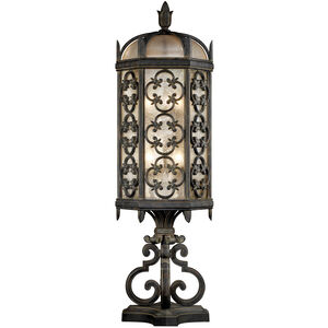 Costa del Sol 3 Light 33 inch Black Outdoor Pier Mount