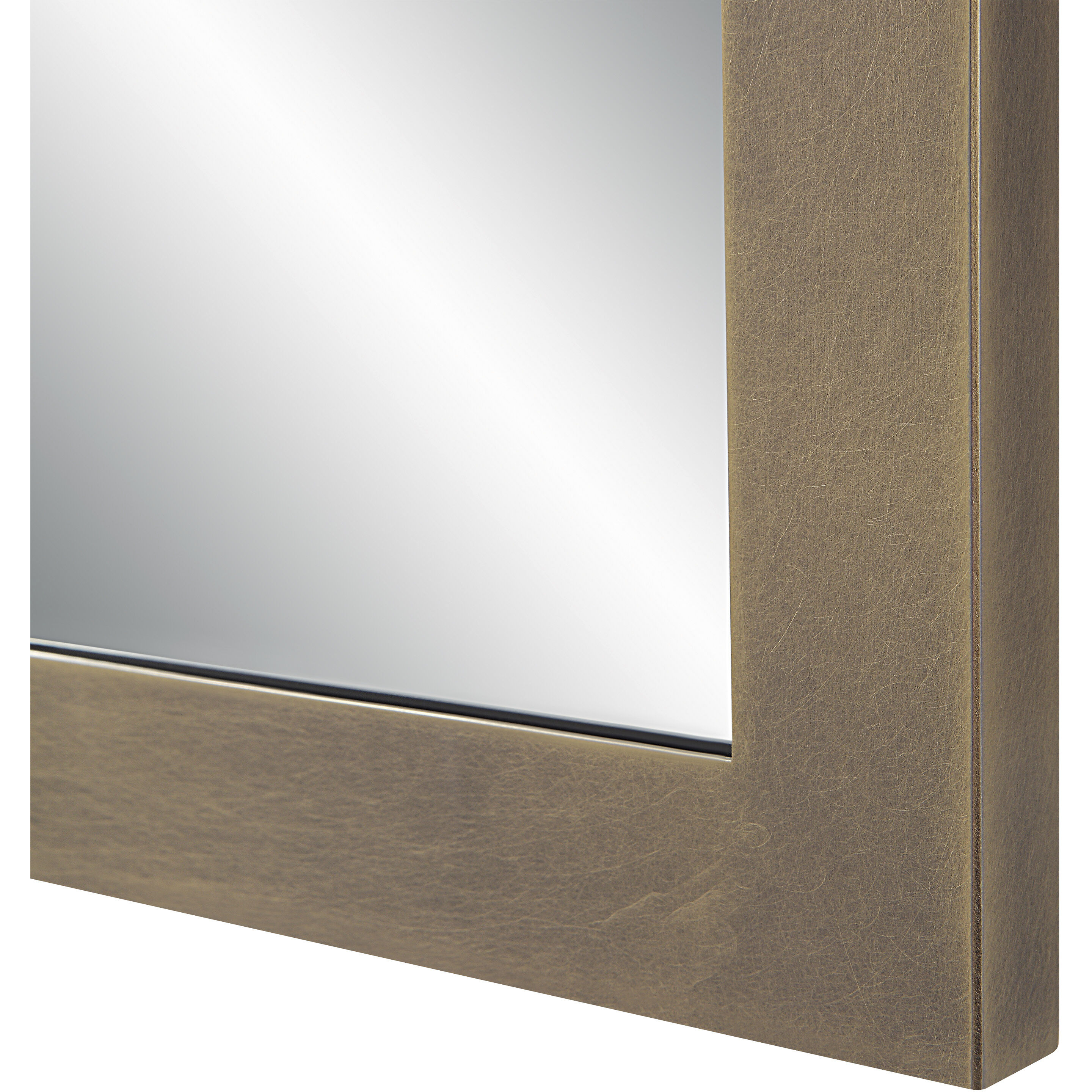 Ninove 36 X 24 inch Mottled Brass Wall Mirror