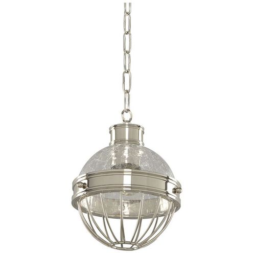 Montauk 1 Light 6.5 inch Polished Nickel Mini Pendant Ceiling Light