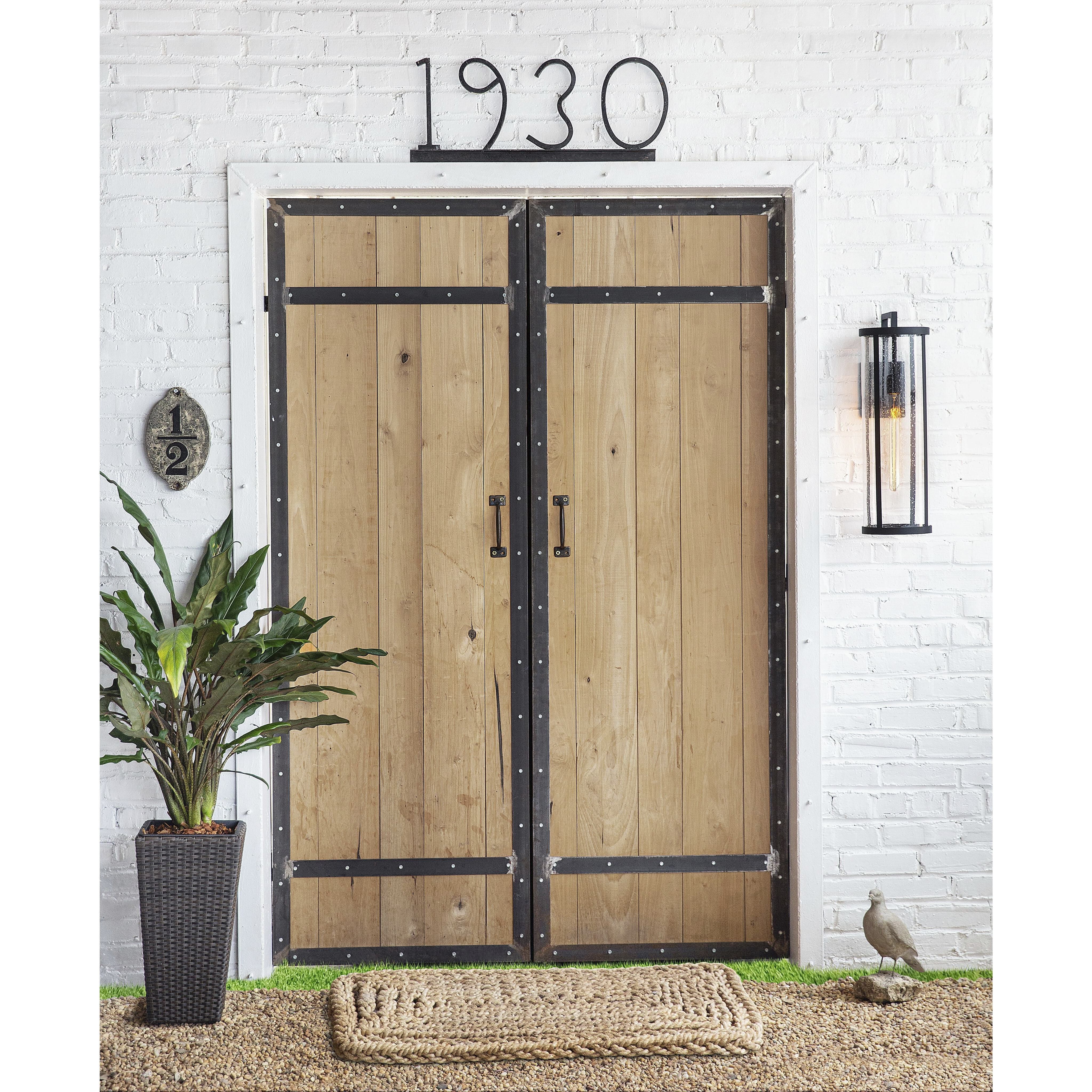 Alfie LED 24 inch Black Outdoor Wall Mount