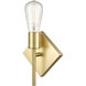 Mia LED 6.38 inch Satin Brass ADA Sconce Wall Light