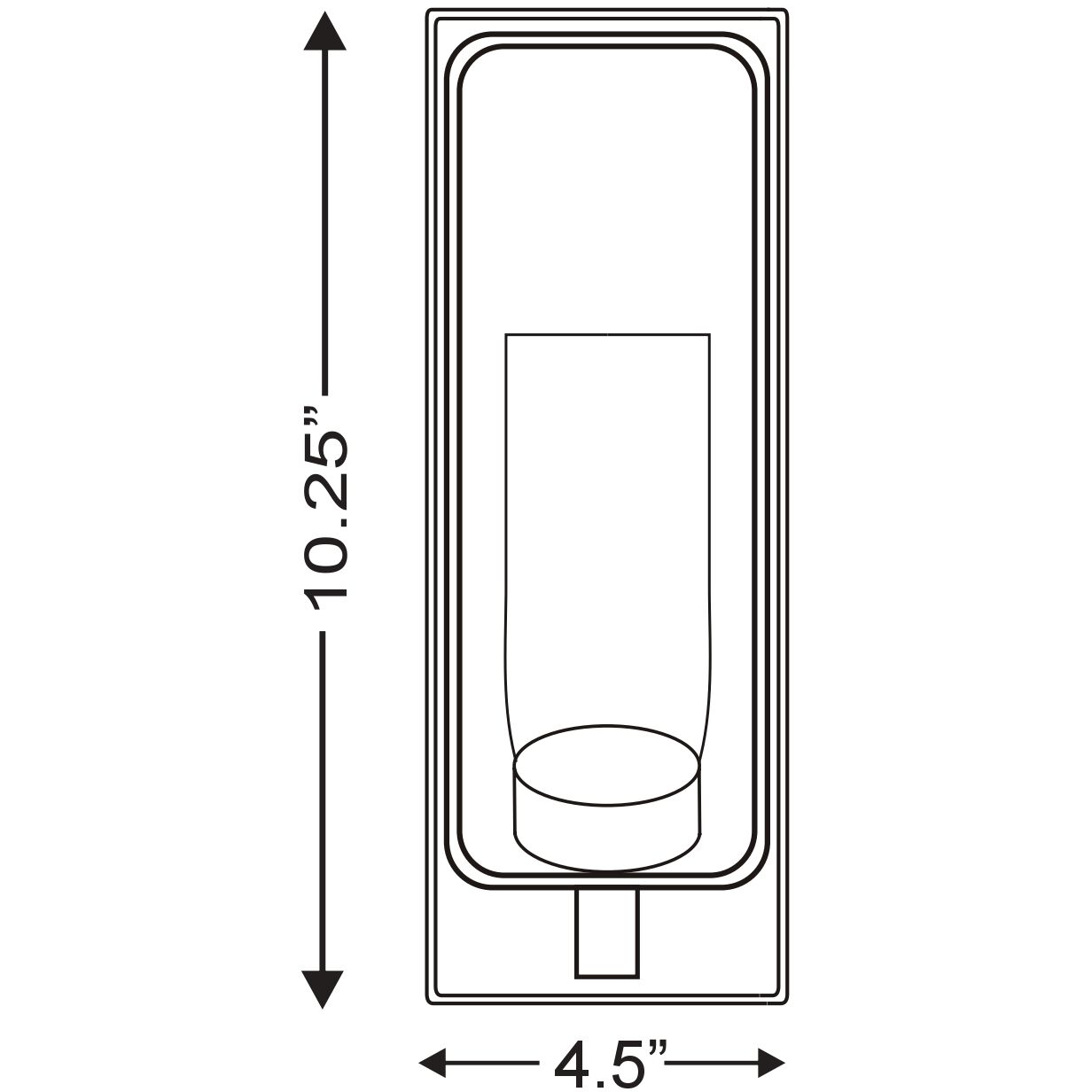 Aideen 1 Light 4.5 inch Tawny Brass Wall Sconce Wall Light