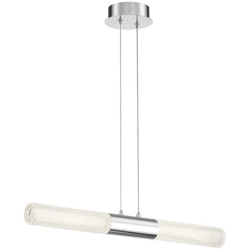 Crossley LED 3 inch Chrome Pendant Ceiling Light