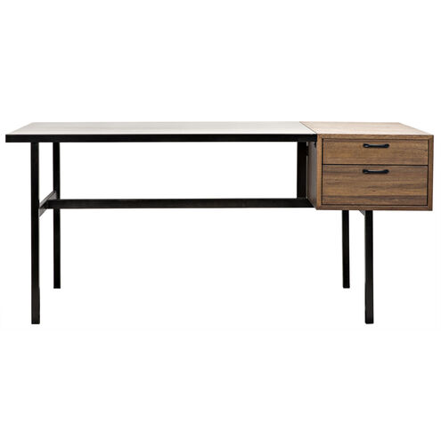 Algeron 66 X 28 inch Matte Black Desk