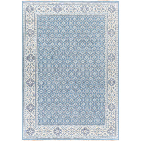 Cappadocia 66 X 42 inch Aqua, Navy, Seafoam, Denim Rug