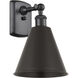 Ballston Cone LED 8 inch Matte Black Sconce Wall Light