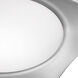 Basic 1 Light 16.25 inch Matte Aluminum Flush Mount Ceiling Light
