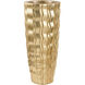 Wave 36 X 16 inch Vase in Gold, Small, Small