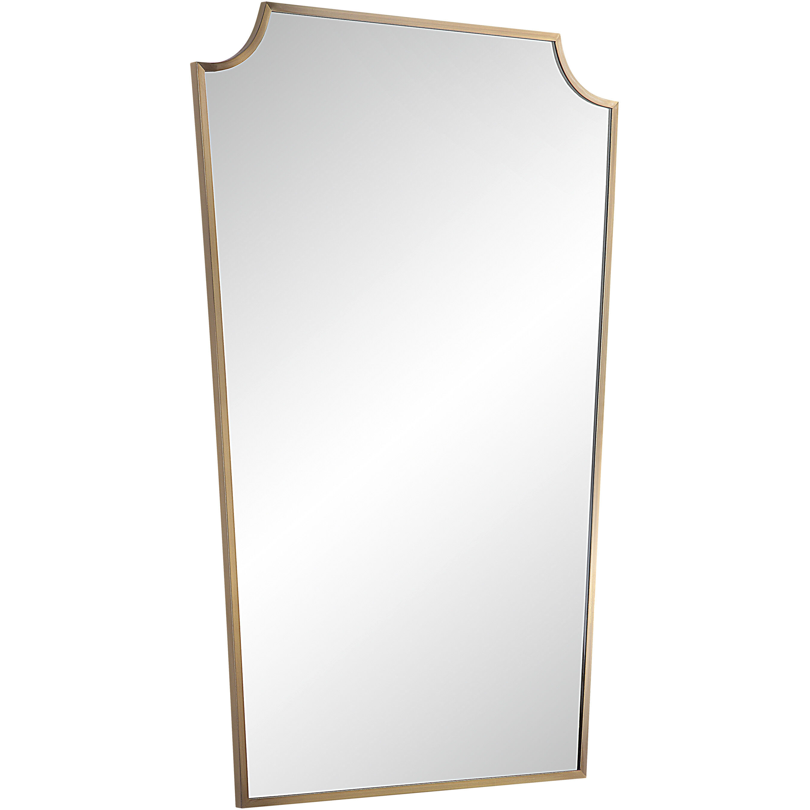 Brigid 36 X 24 inch Burnished Brass Wall Mirror