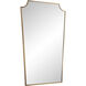 Brigid 36 X 24 inch Burnished Brass Wall Mirror