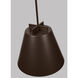 Sean Lavin Bowman LED 12.6 inch Charcoal Outdoor Pendant in LED 90 CRI 3000K, Integrated LED