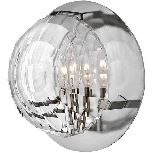 Leo 1 Light 8.75 inch Polished Nickel ADA Indoor Wall Sconce Wall Light