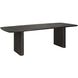 Kirin 96 X 30 inch Black Dining Table
