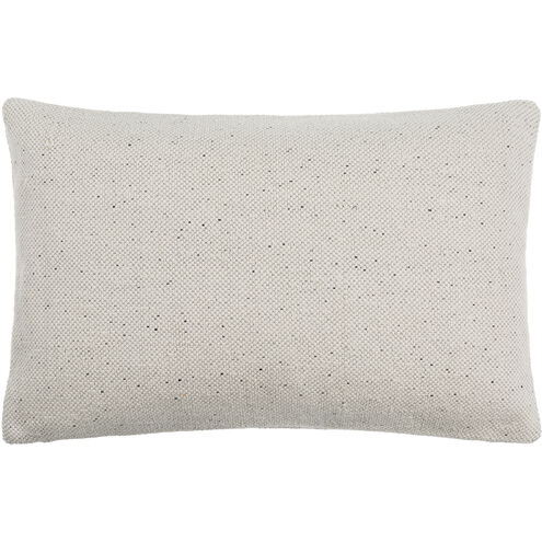 Artisanal 22 X 14 inch Black Lumbar Pillow in 14 x 22