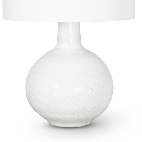 Clemente 26.5 inch 150.00 watt White Table Lamp Portable Light