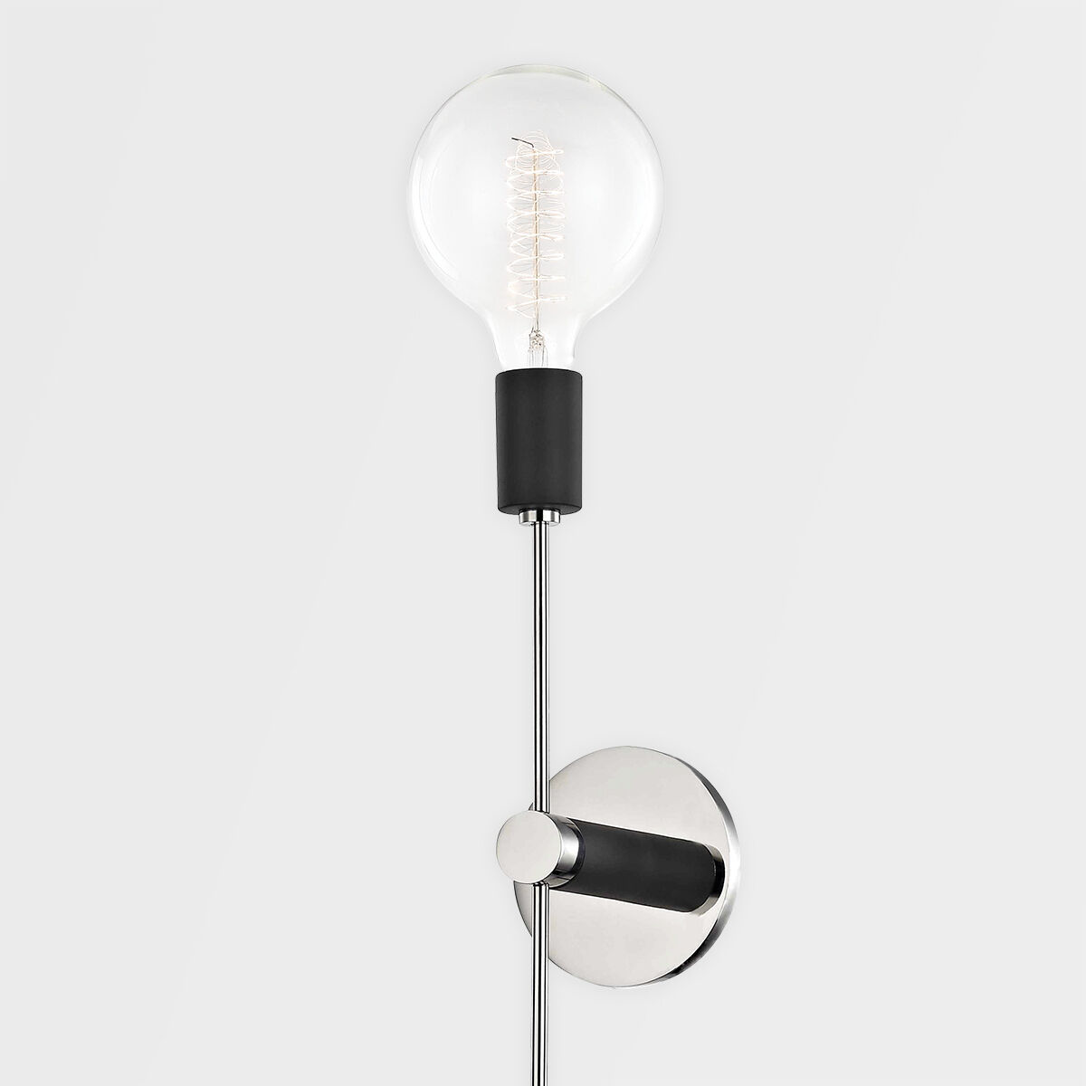 Astrid 2 Light 5 inch Polished Nickel Wall Sconce Wall Light