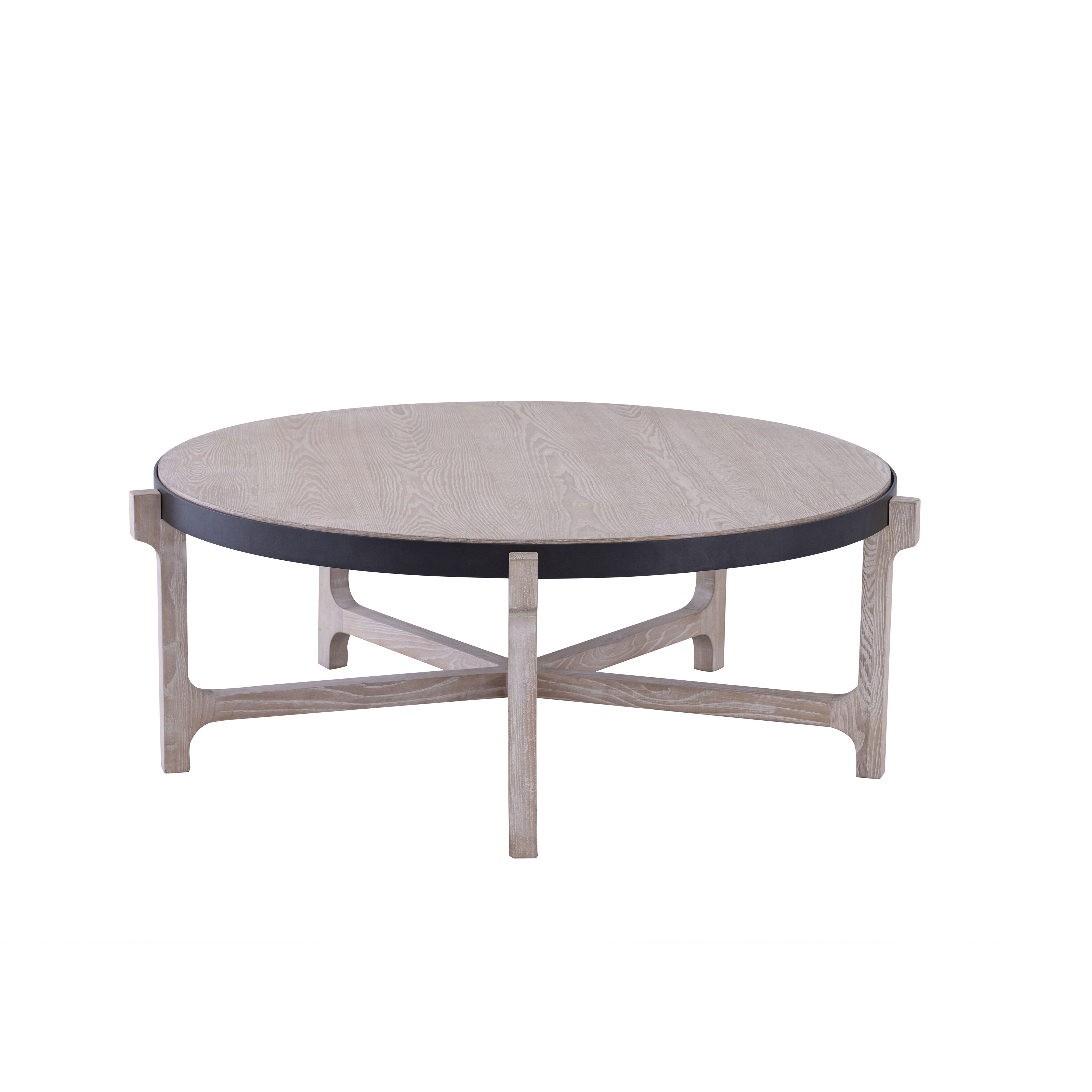 Donovan 45 X 45 inch Light Ash with Blackened Bronze Coffee Table