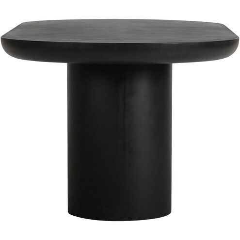Rocca 83 X 39.5 inch Black Dining Table, Outdoor