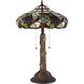 Grape 25 inch Antique Bronze with Multicolor Table Lamp Portable Light