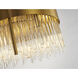 Canada 10 Light 16 inch Gold Chandelier Ceiling Light