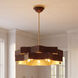 Atherton 5 Light 24 inch Warm Brass Pendant Ceiling Light