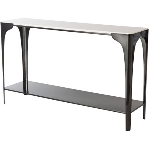 Cove 54.4 X 14.4 inch Oil Rubbed Bronze Console Table, Marble Top