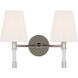 C&M by Chapman & Myers Hanover 2 Light 15 inch Polished Nickel Bath Vanity Wall Sconce Wall Light