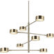 Weatherton 8 Light 5.5 inch Champagne Gold Pendant Ceiling Light