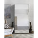 Trilo 60 X 30 inch Black Full Length Wall Mirror