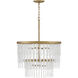 Rubina 10 Light 26 inch Burnished Gold Chandelier Ceiling Light