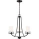 Robie 3 Light 21.38 inch Midnight Black Chandelier Ceiling Light