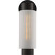 Drew & Jonathan Ridge 1 Light 15 inch Textured Black Outdoor Wall Light in Standard