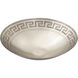 Greek Key 5.00 inch  X 19.00 inch Decorative Bowl