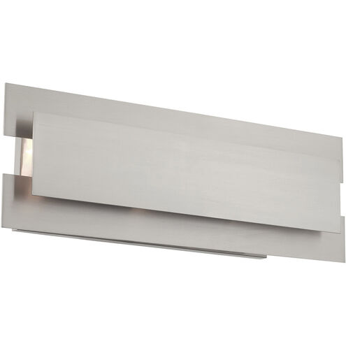 Varick 3 Light 8 inch Brushed Nickel Bath Vanity Wall Light