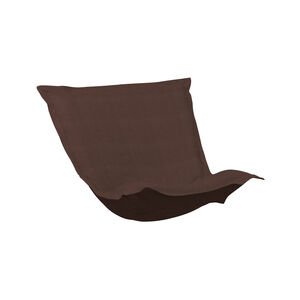 Puff Sterling Chocolate Chair Cushion with Cover