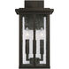 Barrett 3 Light 18 inch Oiled Bronze Outdoor Wall Lantern