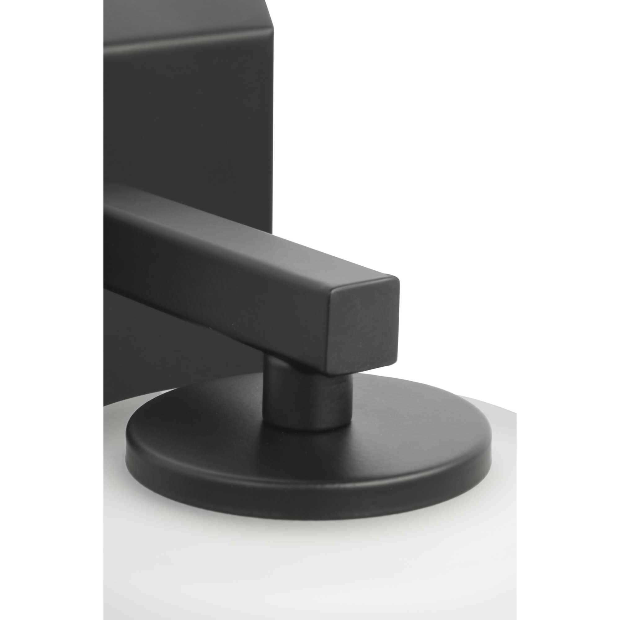 Vertex 1 Light 4.75 inch Matte Black Bath Light Wall Light