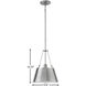 Cartwright 1 Light 11.5 inch Polished Antique Nickel Indoor Pendant Ceiling Light