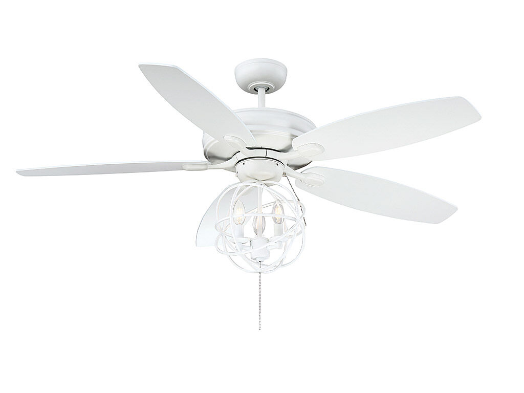 North LED White Fan Light kit