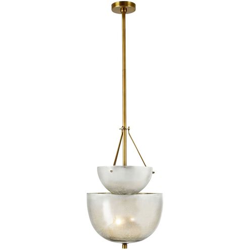 Colleen 4 Light 15 inch Antique Mercury Chandelier Ceiling Light