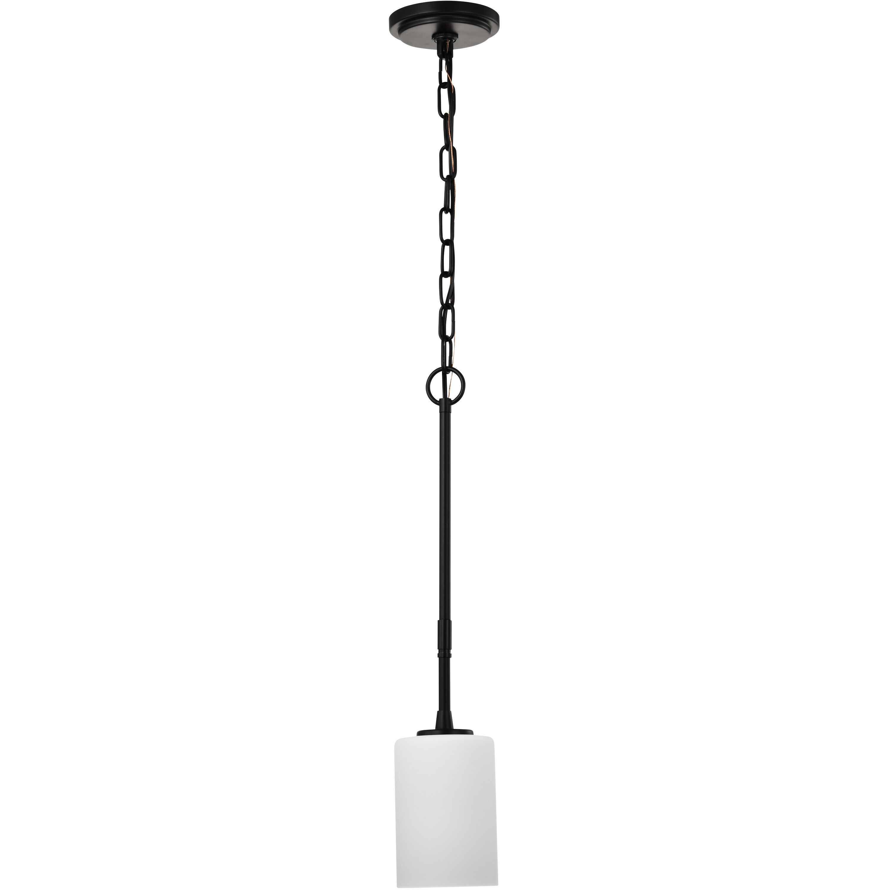 Liam 4.13 inch Matte Black Pendant Ceiling Light