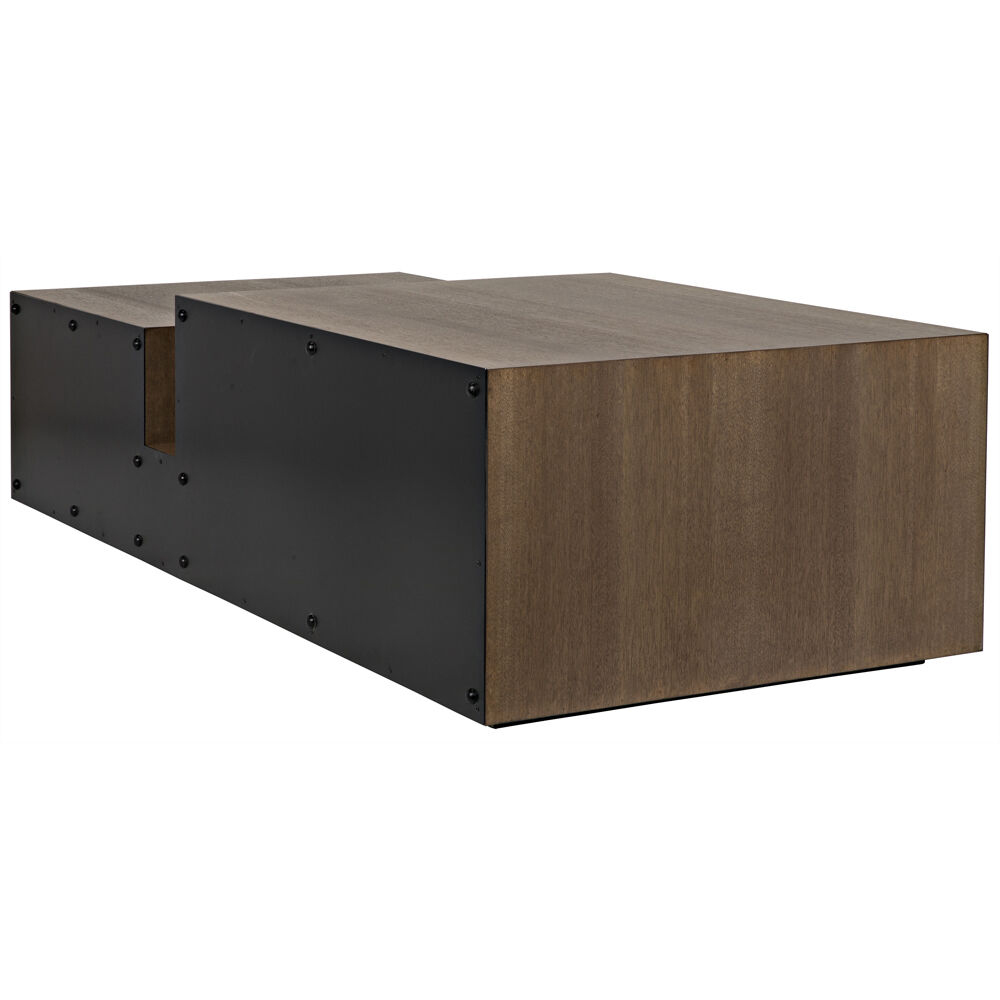 Nido 68 X 32 inch Matte Black Coffee Table