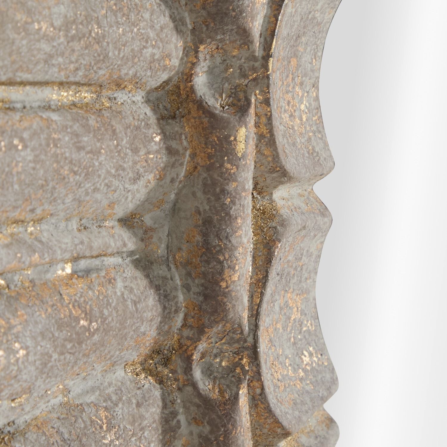 Ramona 36 X 36 inch Antique Textured Gold Mirror