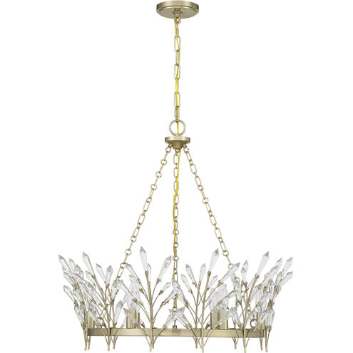 Orianna 6 Light 26 inch Noble Brass Chandelier Ceiling Light