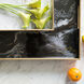 Quinn Rectangular Decorative Black and White Tray, Set of 2