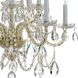 Traditional Crystal 10 Light 26 inch Polished Brass Chandelier Ceiling Light