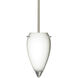 Juli LED Satin Nickel Stem Pendant Ceiling Light