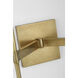 Waterford Blaze Tail Sconce Wall Light in Natural Brass