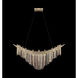Arpeggio 8 Light 44.75 inch Gold Pendant Ceiling Light